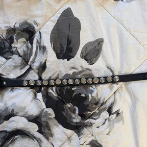 Black Crystal Studded choker killstar